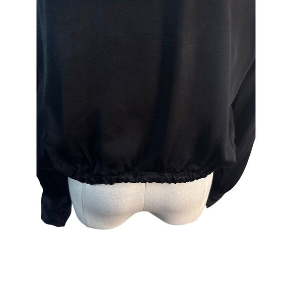 2/$30 ZARA Black XS Button-Up Collared Blouse Viscose - Picture 12 of 15